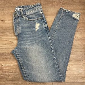 Zara 100% Cotten mom jeans